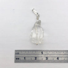 Load image into Gallery viewer, Darling! Clear Quartz Penguin with Sterling Silver Pendant 509273QZS - PremiumBead Alternate Image 4