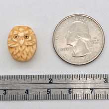 Load image into Gallery viewer, Pair of Wise Owl Carved Beads | 2 Beads | 16x13x5mm | 8625 - PremiumBead Alternate Image 6