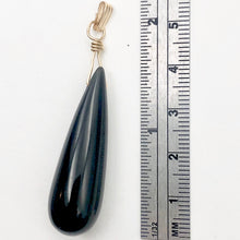 Load image into Gallery viewer, Hot! Black Onyx 14K Gold Filled Pendant | 2 1/4" Long |