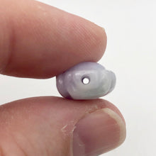 Load image into Gallery viewer, 24.7cts Hand Carved Buddha Lavender Jade Pendant Bead | 21x14.5x9mm | Lavender - PremiumBead Alternate Image 3