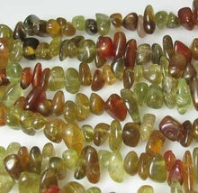 Load image into Gallery viewer, Rare Green & Cinnamon Grossular Garnet Nugget Bead Strand 110469A - PremiumBead Alternate Image 2