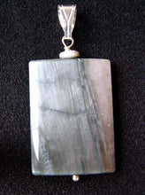 Load image into Gallery viewer, Exotic! Cat'S Eye Quartz & Silver Pendant 507132A - PremiumBead Alternate Image 3