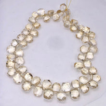 Load image into Gallery viewer, Citrine Faceted Briolette Bead Strand | 12x11 to 15x12x7mm | Golden | 85g |