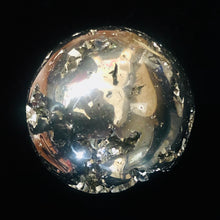 Load image into Gallery viewer, Pyrite Scry Crystal Round | Golden | 1 Sphere | 45mm | 169g |