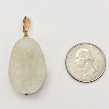 Load image into Gallery viewer, Crystal Fields Ocean Jasper Oval Druzy & 14k Gold Filled Pendant, 1 7/8" 507114B - PremiumBead Alternate Image 4