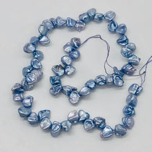 Load image into Gallery viewer, Baby Blue Keishi FW Pearl 12 1/2&quot; Strand | 9x6x3 to 7x7x4mm | Blue | 62pearls |
