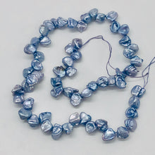 Load image into Gallery viewer, Baby Blue Keishi FW Pearl 12 1/2" Strand | 9x6x3 to 7x7x4mm | Blue | 62pearls |