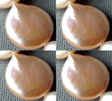 Load image into Gallery viewer, Natural Perfect Peach FW Coin Pearl Strand 104765 - PremiumBead Alternate Image 6