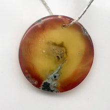 Load image into Gallery viewer, Orange Limbcast Pendant Bead for Jewelry Making with Dragon Image - PremiumBead Alternate Image 3