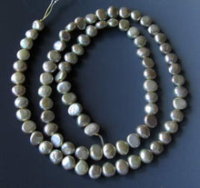 Load image into Gallery viewer, Platinum Pistachio Green6x5x4mm to 5x5x3mm Pearl Strand 102952 - PremiumBead Primary Image 1