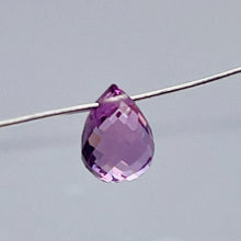 Load image into Gallery viewer, Sapphire Faceted .55ct Briolette | 5x4mm | Pink | 1 Bead |