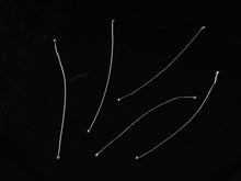 Load image into Gallery viewer, 12 Handmade Sterling Silver 24 Gauge Double Headed Headpins Jewelry Supplies - PremiumBead Alternate Image 5