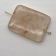 Load image into Gallery viewer, Quartz Orange Rectangular Pendant Bead | 40x30x6mm |