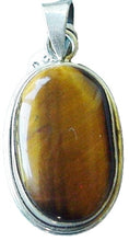 Load image into Gallery viewer, Exotic Golden Tigereye & Silver Pendant 4215