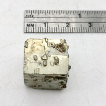 Load image into Gallery viewer, Pyrite Cube Display Specimen! W/Quartz! |.5x.5x.5mm | silver | cube | 1 each | - PremiumBead Alternate Image 2