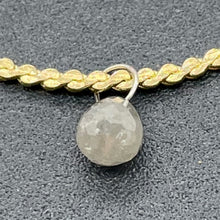 Load image into Gallery viewer, Diamond w/Loop .40 cts Teardrop | 4x3 mm | Green | 1 Pendant |