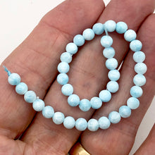 Load image into Gallery viewer, Natural Hemimorphite Faceted Round Beads | 5mm | Blue | 15 Bead(s)