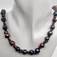 Load image into Gallery viewer, Amazing! Each Pearl one of a kind Black Peacock Fireball Pearl Strand - PremiumBead Alternate Image 3