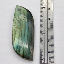 Load image into Gallery viewer, Spectrolite Labradorite Free Form Pendant Bead | 2x3/4x1/4" | Golden Blue |