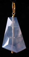 Load image into Gallery viewer, 14Kgf & Druzy Blue Chalcedony Designer Pendant 509853C - PremiumBead Alternate Image 2