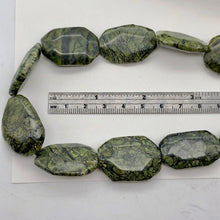 Load image into Gallery viewer, Exotic Russian Serpentine 29x18mm Pendant Bead Strand 108610