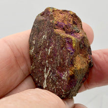 Load image into Gallery viewer, Chalcopyrite - Peacock Ore Display Specimen Magenta and Gold 64 Grams - PremiumBead Alternate Image 3
