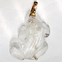 Load image into Gallery viewer, Quartz Frog Pendant Necklace | Semi Precious Stone Jewelry | 14k Pendant
