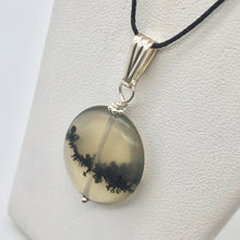 Load image into Gallery viewer, Gemmy Dendritic 20mm Opal Sterling Silver Pendant 503192B - PremiumBead Alternate Image 2