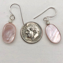Load image into Gallery viewer, Beautiful Pink Mother of Pearl and Sterling Silver Earrings | 1 1/2" Long | - PremiumBead Alternate Image 6