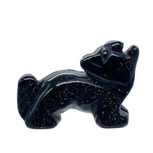 Load image into Gallery viewer, Howling Carved Goldstone Standing Wolf/Coyote