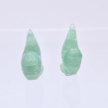 Load image into Gallery viewer, 2 Cute Carved Aventurine Rooster Beads | 21x15x9mm | Green - PremiumBead Alternate Image 10