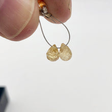 Load image into Gallery viewer, 2 Natural Imperial Topaz Faceted Briolette Beads, 6x4mm, Pink/Yellow 3295B - PremiumBead Primary Image 1