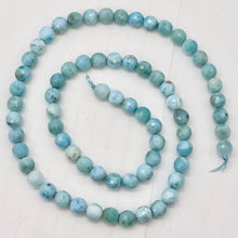 Load image into Gallery viewer, Sky-Blue Larimar Faceted Round Beads | 6mm | Blue | 8 Bead(s)