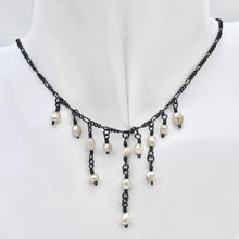 Load image into Gallery viewer, Unique Antiqued Freshwater Pearl Dangle Necklace 4234 - PremiumBead Alternate Image 2