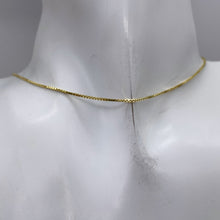 Load image into Gallery viewer, Box Chain Necklace Vermeil over Sterling Silver | 16&quot; Long | Gold | 1 Necklace |
