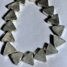 Load image into Gallery viewer, Exclusive 2 Hill Tribe Triangle Fine Silver 13x11x5.5mm Beads 5471 - PremiumBead Alternate Image 4