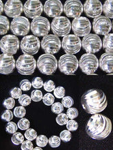 Load image into Gallery viewer, 2 Shimmering 8mm Laser Cut Sterling Silver Beads 8597 - PremiumBead Alternate Image 2