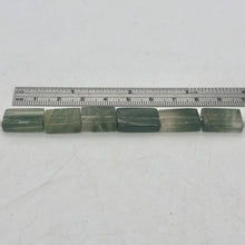 Load image into Gallery viewer, Natural graduated Rutilated Quartz strand | 20x11x6 - 15x8x5 | Green| Rectangle| - PremiumBead Alternate Image 6