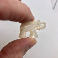 Load image into Gallery viewer, 1 Pachyderm Carved Mother of Pearl Shell Elephant Bead - PremiumBead Alternate Image 11