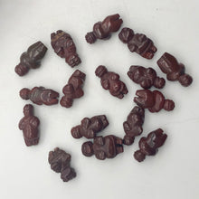 Load image into Gallery viewer, FERTILE! Carved Red JASPER Goddess of Willendorf Figurine | 20x10x9mm | Red