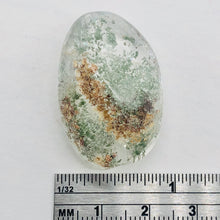 Load image into Gallery viewer, Lodalite Quartz Oval Pendant Figurine Bead | Clear Included|1 Bead| 32x22x13 mm|