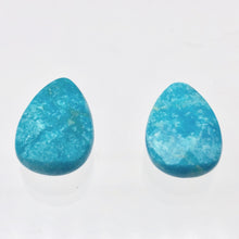 Load image into Gallery viewer, 2 Faceted Turquoise Pear Briolette Beads | 18x12x5.5mm | Blue | 7410 - PremiumBead Alternate Image 2