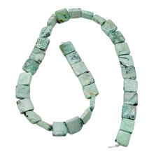 Load image into Gallery viewer, Minty Mojito Green Turquoise Square Coin Bead Strand 107412F