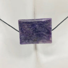 Load image into Gallery viewer, 25cts of Rare Rectangular Pillow Charoite Bead | 1 Beads | 23x18x7mm | 10872A - PremiumBead Alternate Image 5