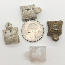 Load image into Gallery viewer, Unique 2 Carved Ocean Jasper Turtle Beads - PremiumBead Alternate Image 2