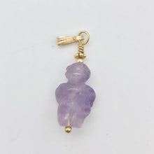 Load image into Gallery viewer, Hand Carved Amethyst Goddess of Willendorf Pendant 509287AMG - PremiumBead Alternate Image 9