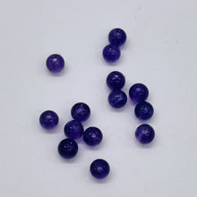 Load image into Gallery viewer, 14 Natural 4mm Amethyst Round Beads 009390
