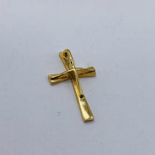 Load image into Gallery viewer, 14K Gold Cross Pendant | 3/4x1/2 inch | Gold | 1 Pendant