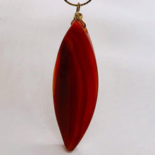 Load image into Gallery viewer, Sardonyx 14K Gold Filled Marquis Briolette | 2 3/4" Long | Red | 1 Pendant