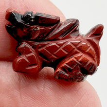 Load image into Gallery viewer, Brecciated Jasper Hand Carved Winged Dragon Figurine | 22x13.5x8mm | Red